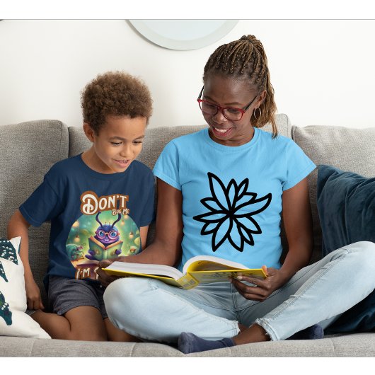 バグキッズ 読書中につきお静かに Tシャツ