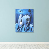 バググラット水03.22.2018 キャンバスプリント (インサイチュ (ウッドフロア))