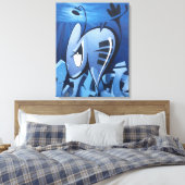 バググラット水03.22.2018 キャンバスプリント (インサイチュ (寝室))