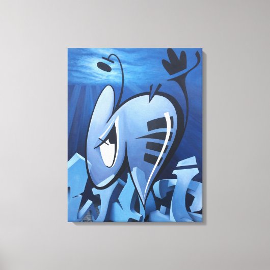 バググラット水03.22.2018 キャンバスプリント (正面)