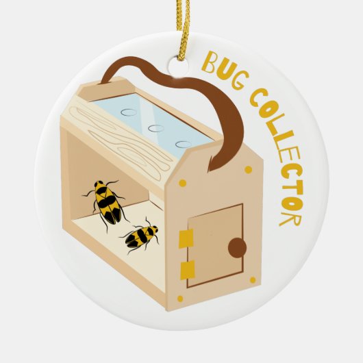 バグコレクタ セラミックオーナメント (正面)