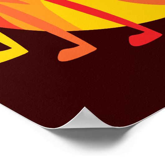 バグストライプの ポスター (角)