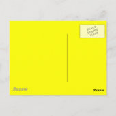 バグストライプの ポストカード (裏面)