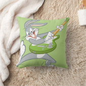 バグス・バニー™がギターを弾いてる クッション (ブランケット)