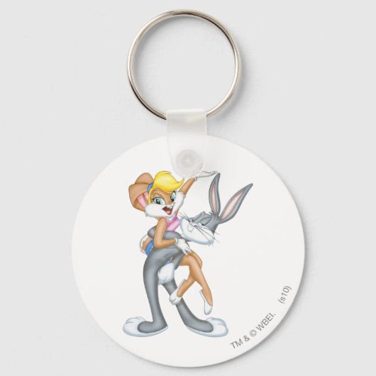 バグス・バニー™とローラ・バニー 2 キーホルダー (正面)