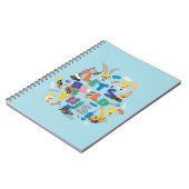 バグス・バニー・ビルダーズ™| "Let's Build This" コラージュ ノートブック (左側)