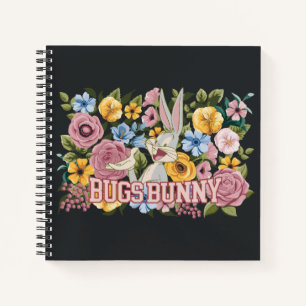 バグス・バニー™ フラワー刺繍グラフィック ノートブック