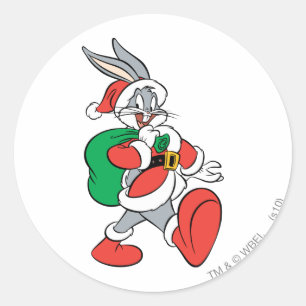 バグズバニー™サンタ ラウンドシール