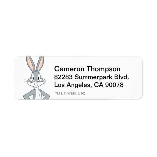 バグズバニー™ |バニー・スタレア2 ラベル (正面)