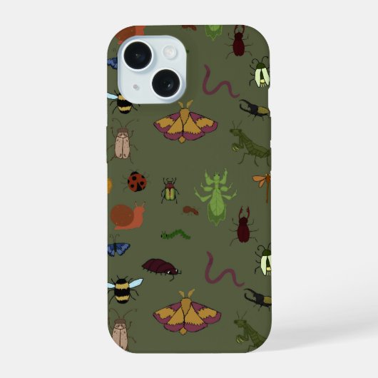 バグタスティックフォンケース iPhone 15ケース (裏面)
