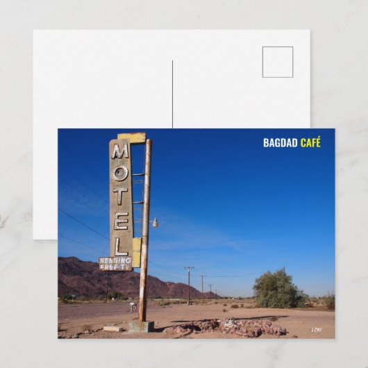 バグダカフェ ポストカード (正面/裏面)