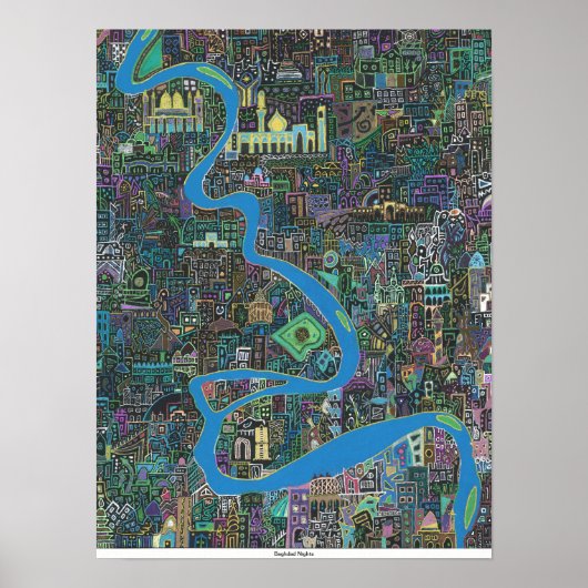 バグダッドナイト – プリント (正面)