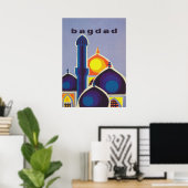 バグダッドレトロヴィンテージ旅行ポスター ポスター (ホームオフィス)