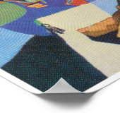 バグダッドレトロヴィンテージ旅行ポスター ポスター (角)