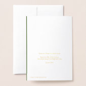 バグダディハヌッカランプ 箔カード (裏面封筒付き)