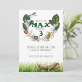 バグテーマの誕生日パーティーの招待 招待状 (スタンド正面)