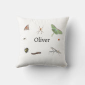 バグデコー子供へル |アルファベット昆虫デコール子供部屋 クッション (裏面)