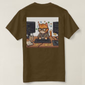 バグハンター・キャットTシャツ Tシャツ (デザイン裏面)