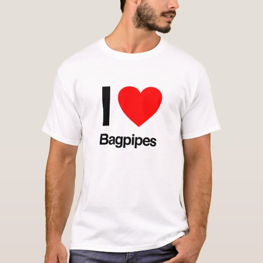バグパイプが大好き Tシャツ (正面)