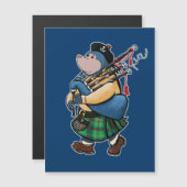 バグパイプによって行進しているKintyreのスコットランドのモル (正面/裏面)