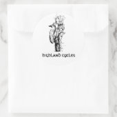 バグパイプのシール ラウンドシール (バッグ)