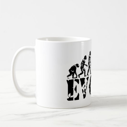 バグパイプのパイパーの風笛吹奏者の音楽的な進化の芸術 コーヒーマグカップ (左)