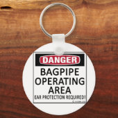 バグパイプの操作領域 キーホルダー (正面)