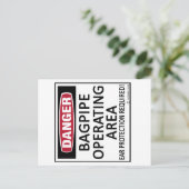 バグパイプの操作領域 ポストカード (スタンド正面)