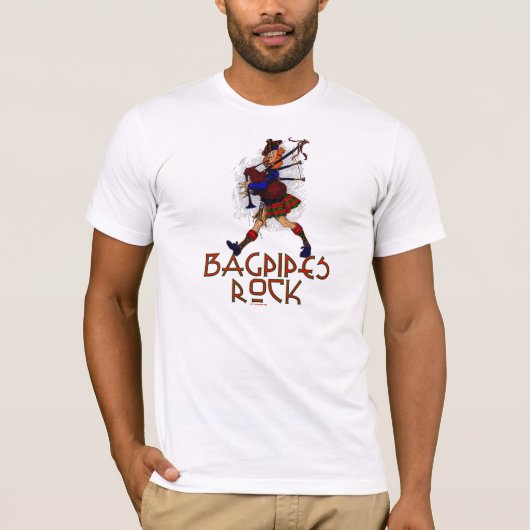 バグパイプの石! Tシャツ (正面)