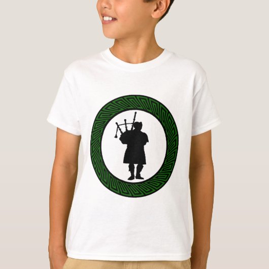 バグパイプの精神 Tシャツ (正面)