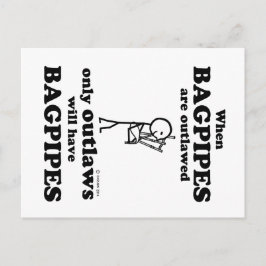 バグパイプの違法化 ポストカード