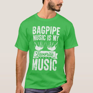 バグパイプの音楽が大好き - バグパイプの音楽 Tシャツ
