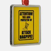 バグパイプを攻撃 メタルオーナメント (右)