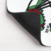 バグパイプを演奏しているネス湖おもしろいなモンスター マウスパッド (コーナー)