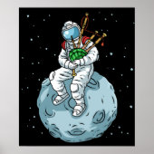 バグパイプギフトメンスコティッシュバグパイプミュージックバグパイプ ポスター (正面)