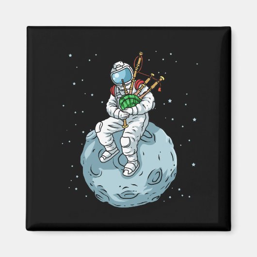 バグパイプギフトメンスコティッシュバグパイプミュージックバグパイプ マグネット (正面)