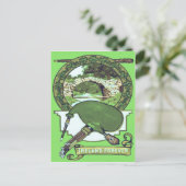 バグパイプシリーラーヒシャムロックストーンブリッジ ポストカード (スタンド正面)