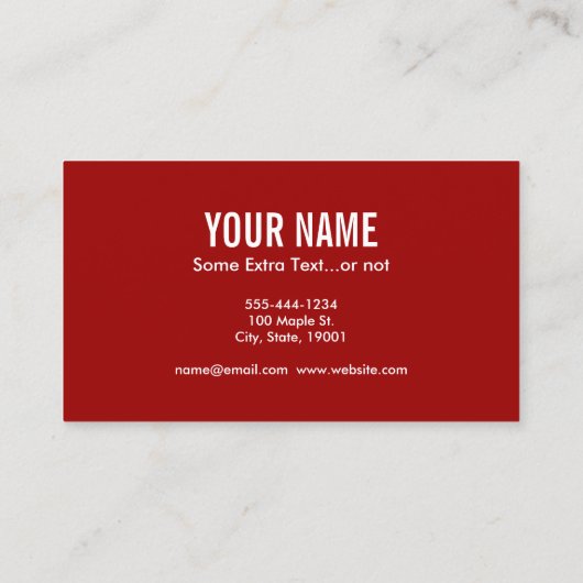 バグパイプタイポグラフィ 名刺 (裏面)