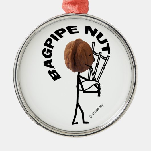 バグパイプナット メタルオーナメント (正面)