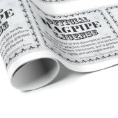 バグパイプライセンス ラッピングペーパー (ロールコーナー)