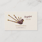 バグパイプ先生 名刺 (正面)