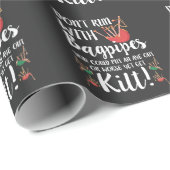 バグパイプ引用文キルトミュージックスコットランドバグパイユーモア ラッピングペーパー (ロールコーナー)