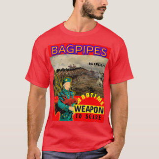 バグパイプ戦争の武器4 Tシャツ