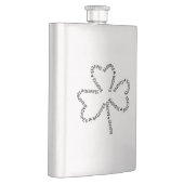 バグパイプ文字シャムロック フラスク (右)