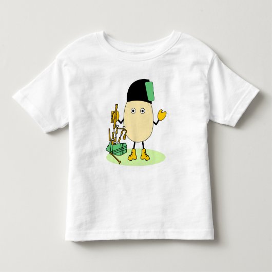 バグパイプ・エグヘッド トドラーTシャツ (正面)