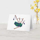 バグパイプ カード (黄色い花)