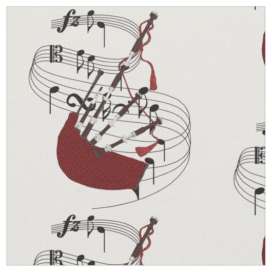 バグパイプ ファブリック (クローズアップ)