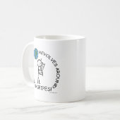 バグパイプ – ワールドリボルブのまわりに コーヒーマグカップ (正面左)