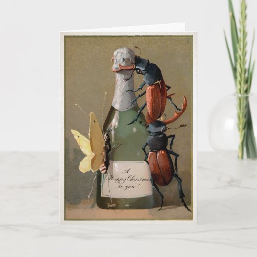 バグビクトリアンホリデーカード シーズンカード (正面)