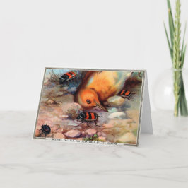 バグビクトリアン付き死んだ鳥クリスマスカード シーズンカード